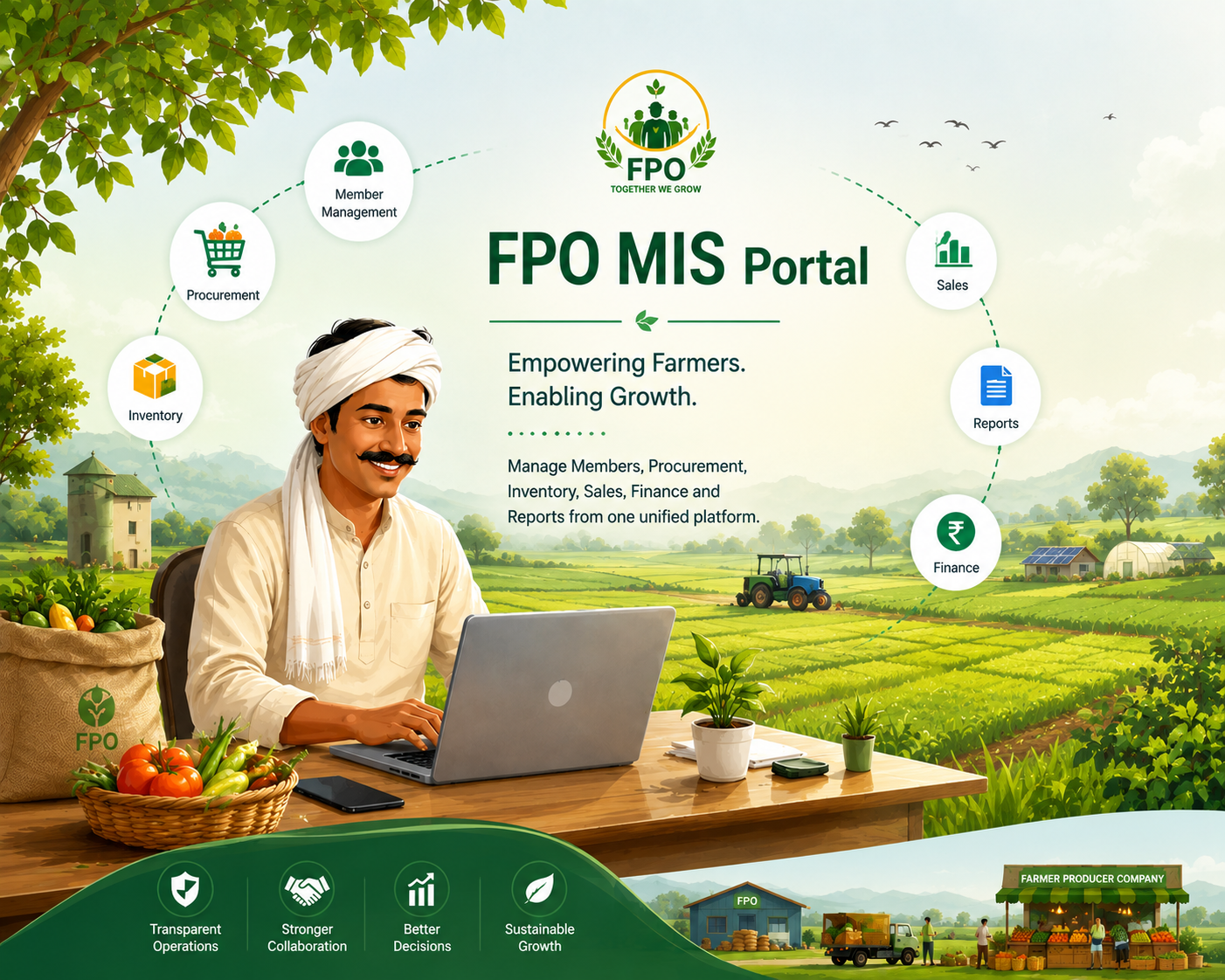 FPO MIS — Empowering Farmers, Enabling Growth